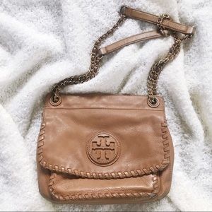 Tory Burch Camel Crossbody Purse